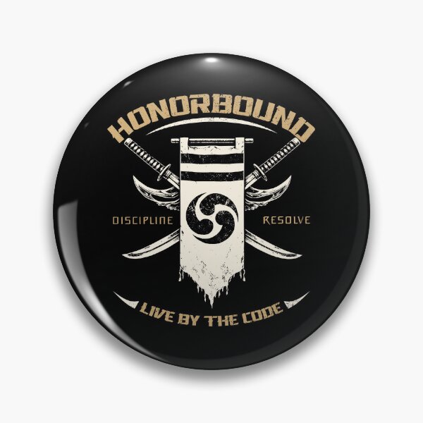 Item preview, Honor Samurai Code Katana Emblem designed and sold by MehMerchTees.