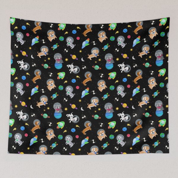 Item preview, Puppies In Space Dog Astronauts designed and sold by SamAnnDesigns.