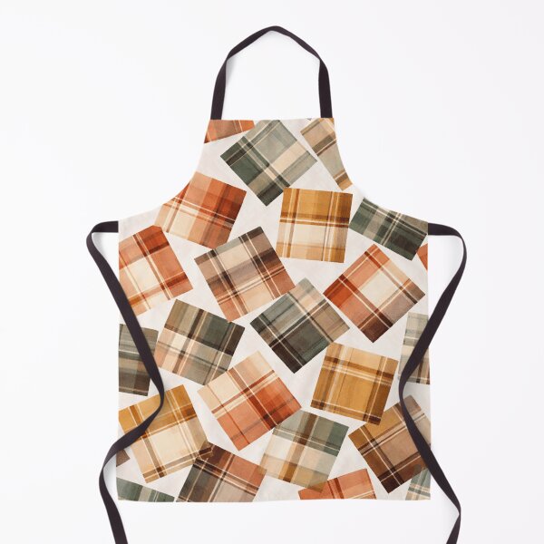 Item preview, Warm Autumn Plaid Patchwork Accent Pillow designed and sold by CzipipitoStudio.