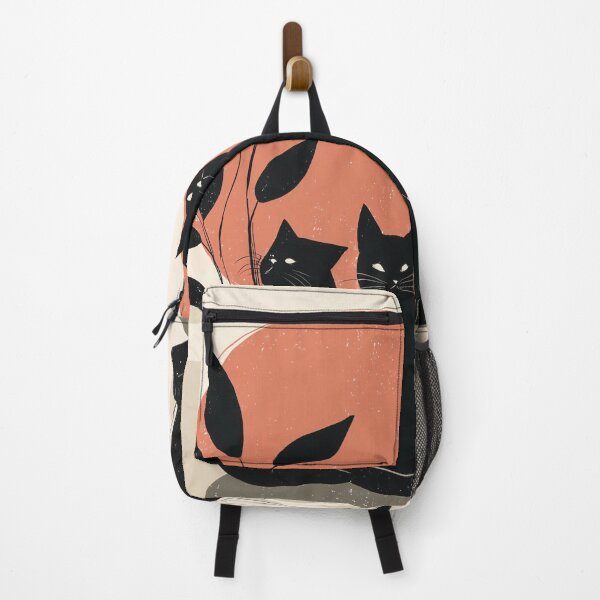 Item preview, Stylized Cats with Orange Sun designed and sold by lautir.