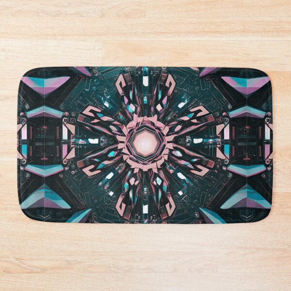 Item preview, Neon Tech: Abstract Quantum Engine designed and sold by mxztar.
