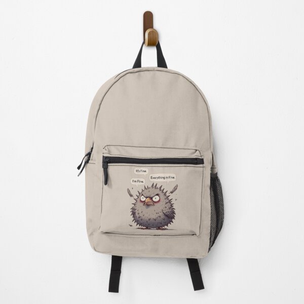Item preview, The "Everything is Fine" Frazzled Fowl designed and sold by PixelQ.