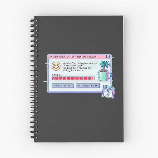 Item preview, Meeting Fatigue Brain Screensaver Mode Humor designed and sold by WAMTEES.