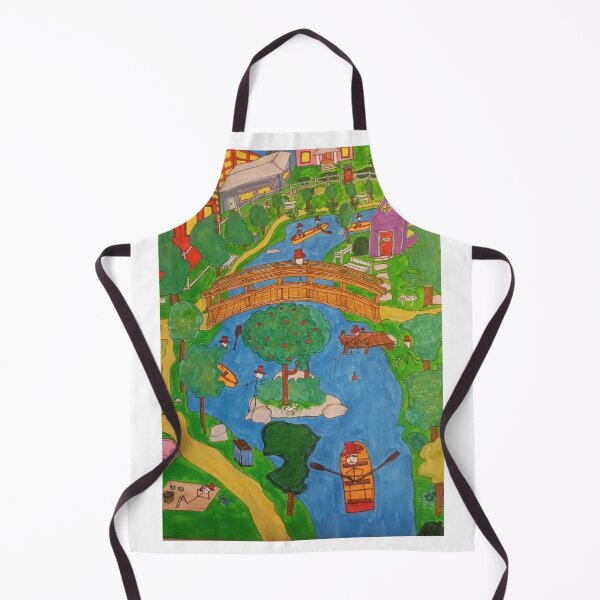 Item preview, The River Through Stickfigure-Town designed and sold by THEJTV.