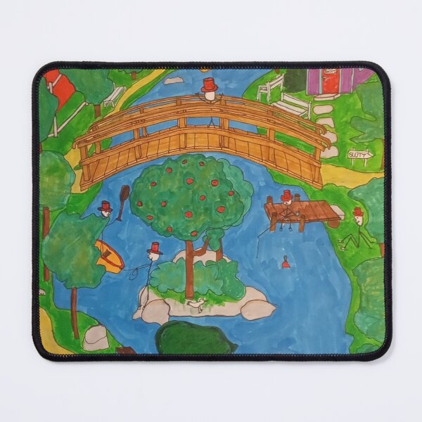 Item preview, The River Through Stickfigure-Town designed and sold by THEJTV.
