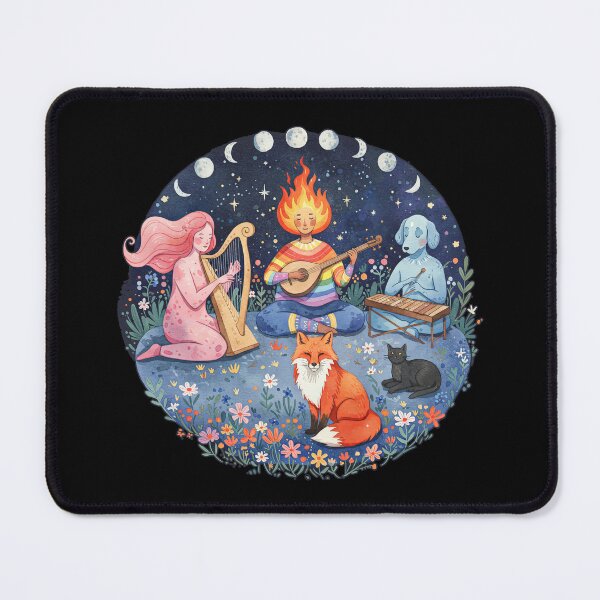 Item preview, Watercolor Lunar Eclipse Forest Music Concert designed and sold by TeeARTHY.