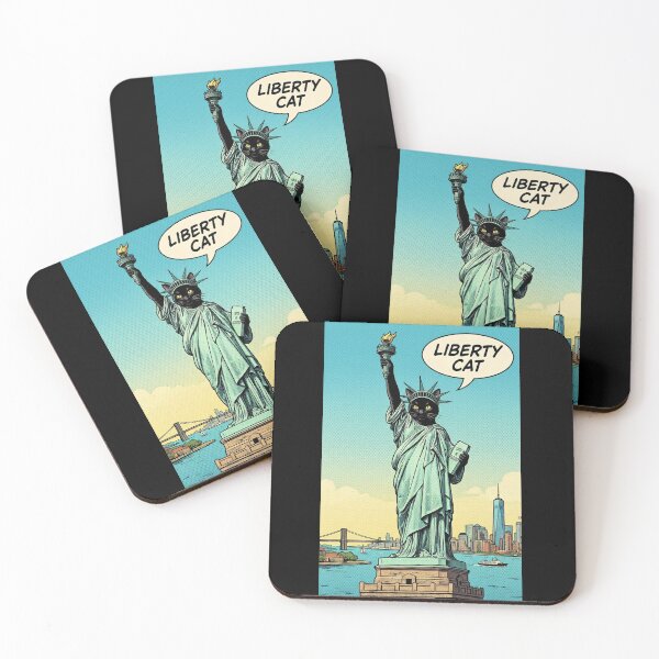 Item preview, Statue of Liberty Cat designed and sold by  ARTILOGÍA.