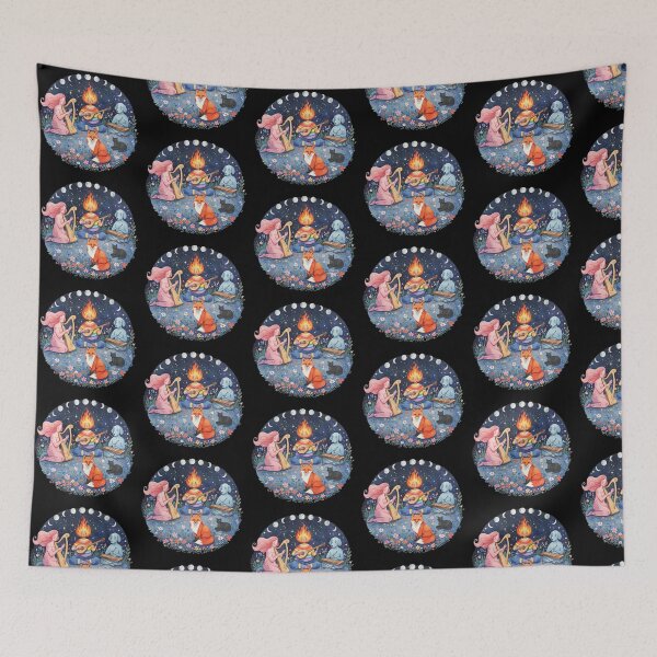 Item preview, Watercolor Lunar Eclipse Forest Music Concert designed and sold by TeeARTHY.