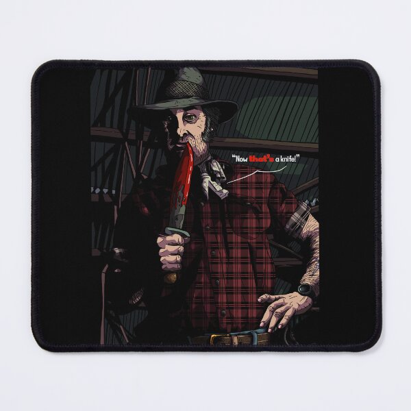 Item preview, Wolf's Creek "Now That's A Knife" Mickey illustration (digital) designed and sold by Stag Art Studios.