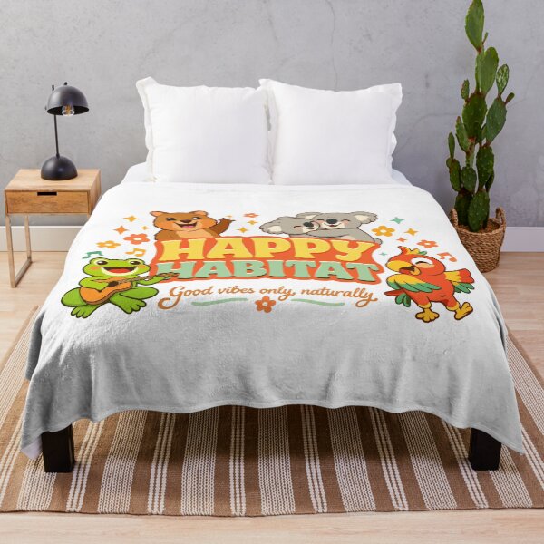 Item preview, Happy Habitat – Good Vibes Only designed and sold by WildlifeInc.