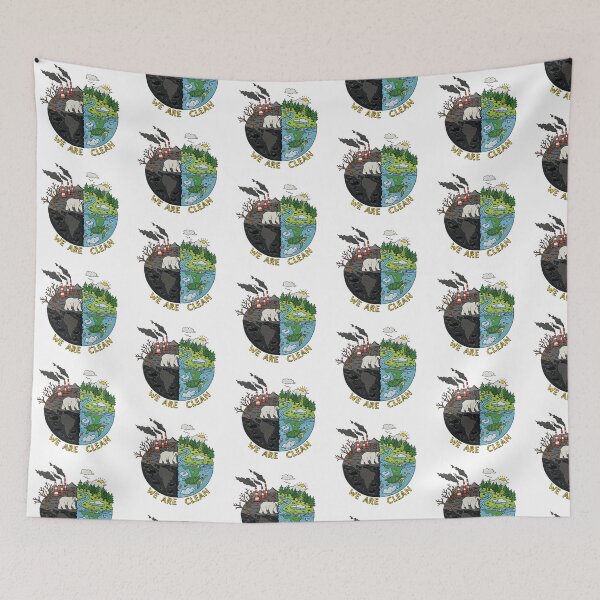 Item preview, We Are Clean Environmental Earth Awareness designed and sold by TeeARTHY.