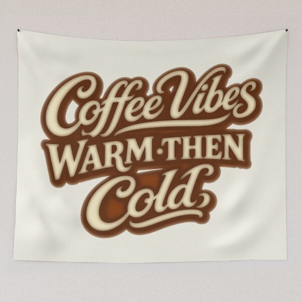Item preview, Coffee Vibes Warm Then Cold designed and sold by BassHeadMomma.