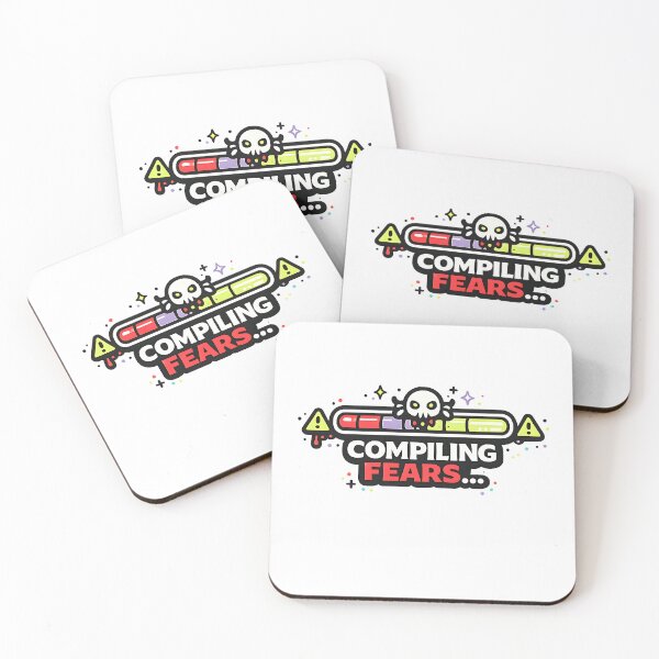 Item preview, Compiling Fears… – Dark Coding Humor designed and sold by Cool Geeks.