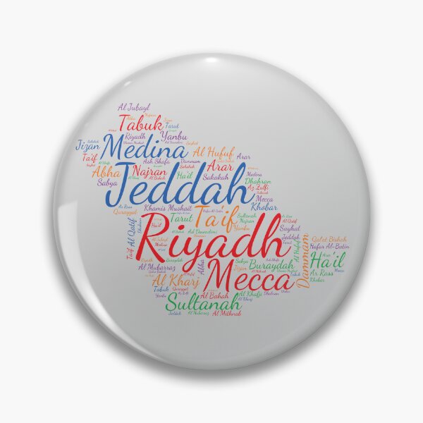 Item preview, Saudi Arabia Cities Map, Typography Art Heart designed and sold by mashmosh.