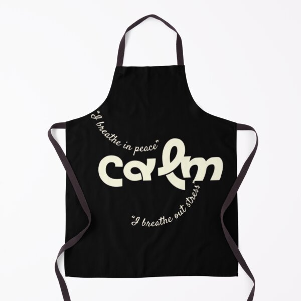 Item preview, Calm – Breathe In Peace, Breathe Out Stress Minimal Typography Art designed and sold by IManifestArt.