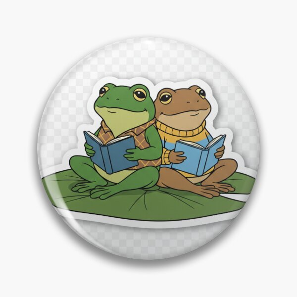 Item preview, Ultra HD Frog & Toad Sticker Premium Vinyl Sticker designed and sold by Telatenpedia.