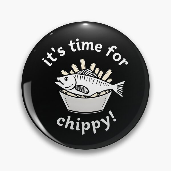 Item preview, ''It's Time For Chippy!'' Fish and Chips designed and sold by shelteredinside.
