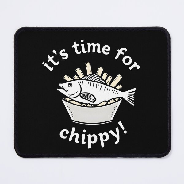 Item preview, ''It's Time For Chippy!'' Fish and Chips designed and sold by shelteredinside.