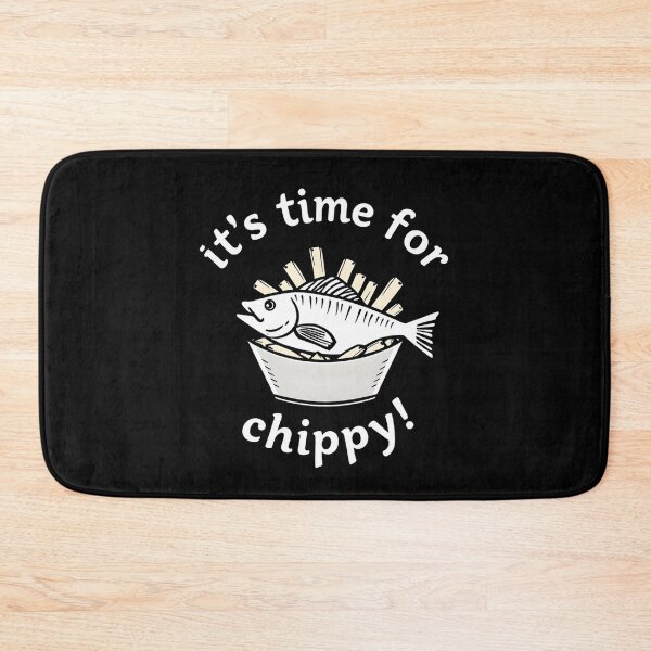 Item preview, ''It's Time For Chippy!'' Fish and Chips designed and sold by shelteredinside.