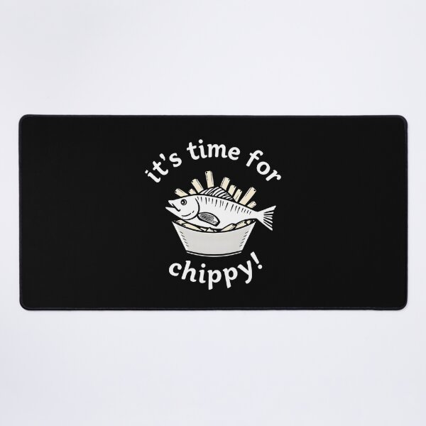 Item preview, ''It's Time For Chippy!'' Fish and Chips designed and sold by shelteredinside.