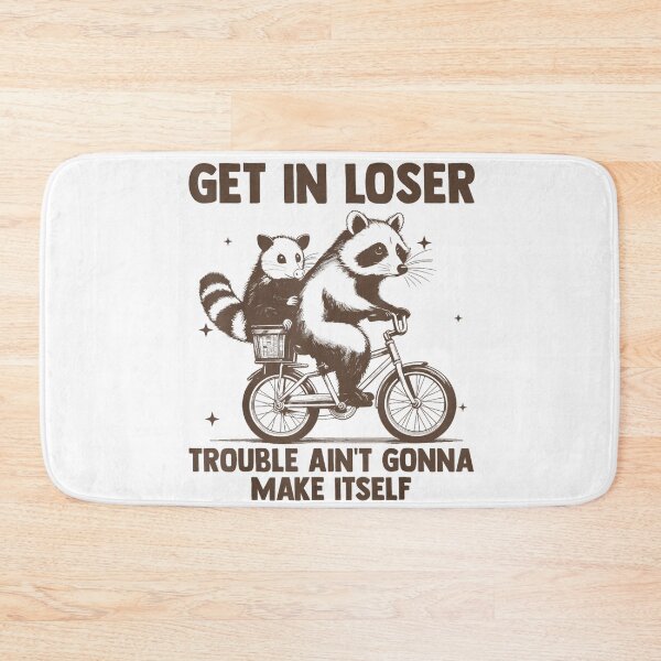 Item preview, Get in Loser Trouble Ain't Gonna Make Itself Raccoon Opossum , Opossum Gift For Mom Dad Kids designed and sold by Opossum GIFT ★★★★★.