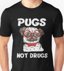 pugs not drugs t shirt