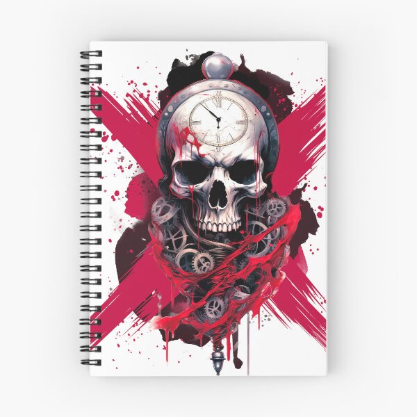 Item preview, Steampunk Skull Art Tattoo-Style Inspired Edgy Design designed and sold by DEC02.