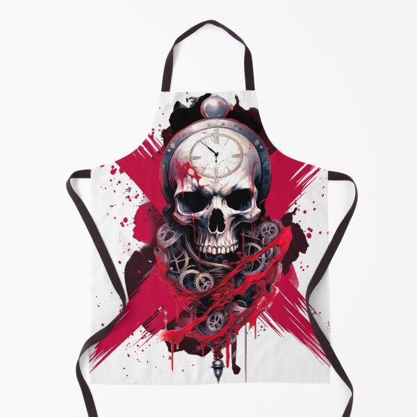 Item preview, Steampunk Skull Art Tattoo-Style Inspired Edgy Design designed and sold by DEC02.