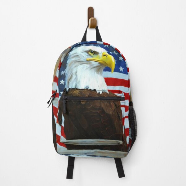 Item preview, American Bald Eagle Portrait Art for Patriotic Freedom Loving Americans designed and sold by WildStroke.