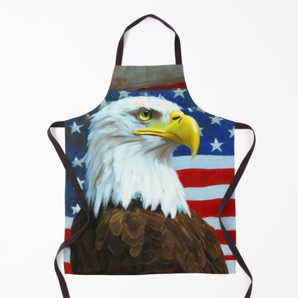 Item preview, American Bald Eagle Portrait Art for Patriotic Freedom Loving Americans designed and sold by WildStroke.