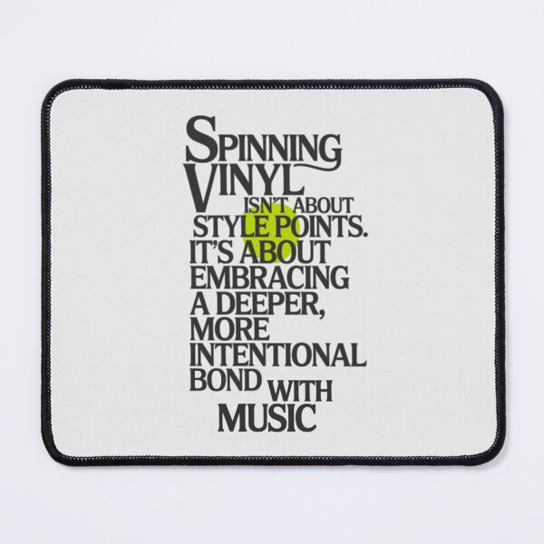 Item preview, Spinning Vinyl – Elegant Typographic DJ Wall Art for Music Purists designed and sold by paulo silveira.