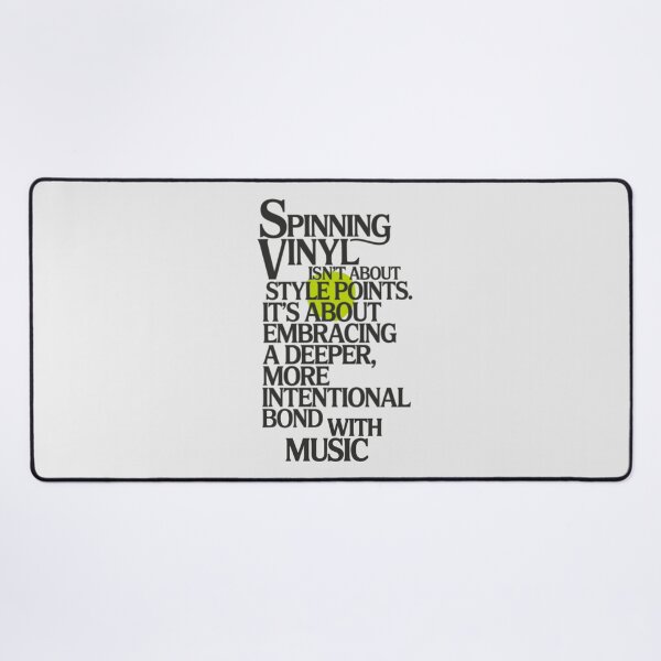 Item preview, Spinning Vinyl – Elegant Typographic DJ Wall Art for Music Purists designed and sold by paulo silveira.