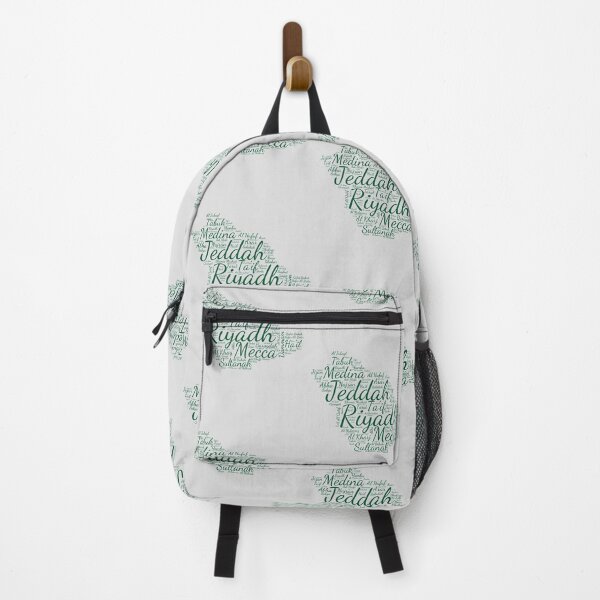 Item preview, Saudi Arabia Cities Typography Map Art - Green Heritage designed and sold by mashmosh.