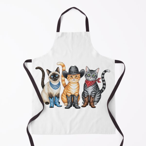 Item preview, Western Cowboy Cats Trio With Boots designed and sold by TeeARTHY.