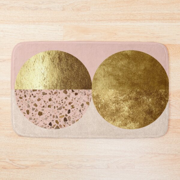 Item preview, Design of golden and pink circles designed and sold by anytka.