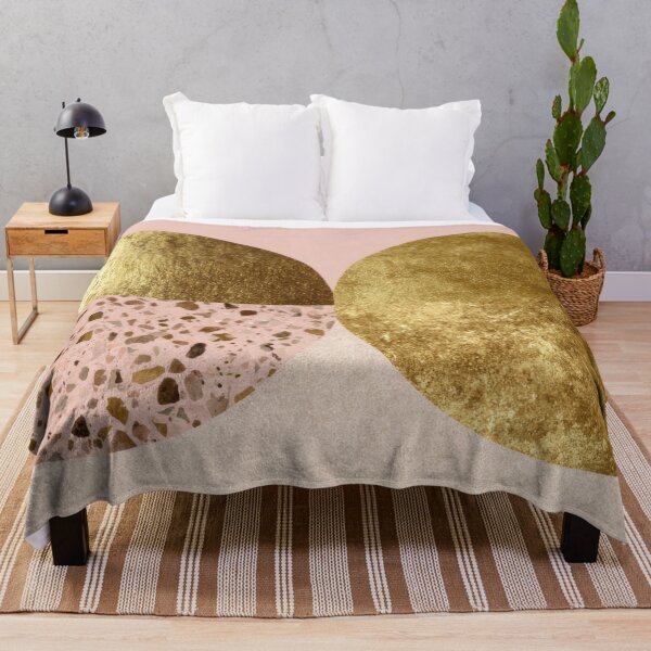 Item preview, Design of golden and pink circles designed and sold by anytka.