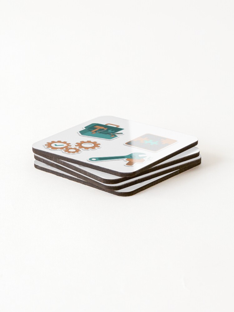 Thumbnail 4 of 5, Coasters (Set of 4), Problem Solver Pack designed and sold by Nara8.