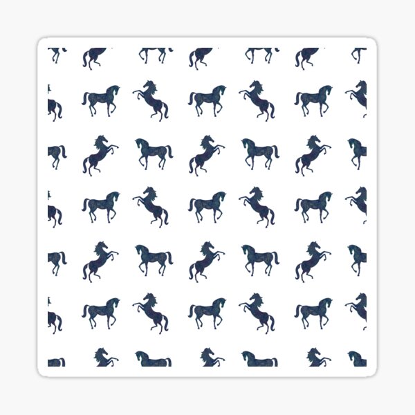 Where the blue horses run Sticker