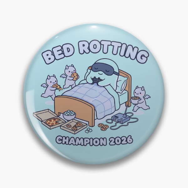 Item preview, Bed Rotting Champion Ghost | Cozy Gamer & Introvert Tee designed and sold by ViviByPaula.
