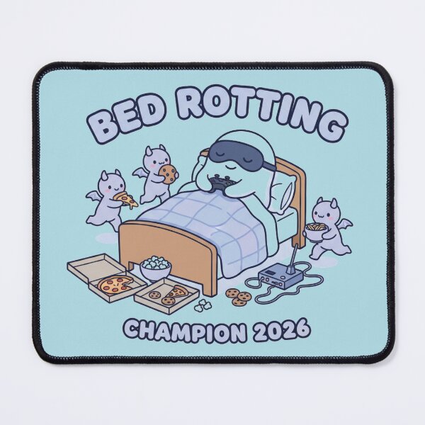 Item preview, Bed Rotting Champion Ghost | Cozy Gamer & Introvert Tee designed and sold by ViviByPaula.
