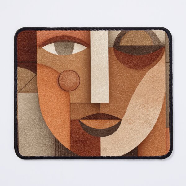 Item preview, Modern art face design with shapes designed and sold by anytka.