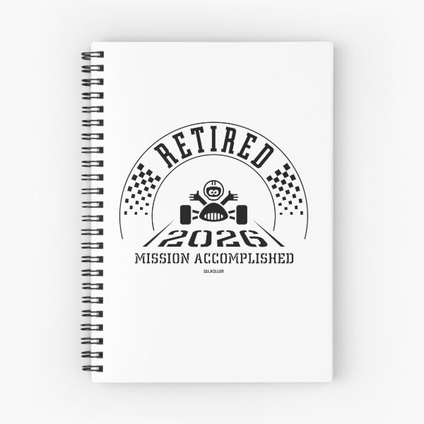 Item preview, Retired 2026 – Mission Accomplished (Retiree / Retirement Entry / Black) designed and sold by MrFaulbaum.