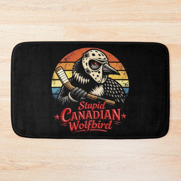 Item preview, Stupid Canadian Wolf Bird Vintage Heated Hookey Loon Meme designed and sold by gear-posters.