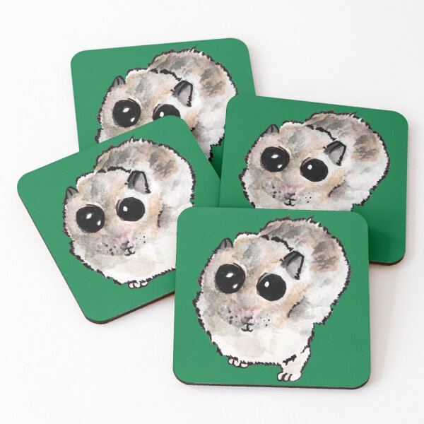 Item preview, Sad hamster in watercolor designed and sold by fmpanis98.