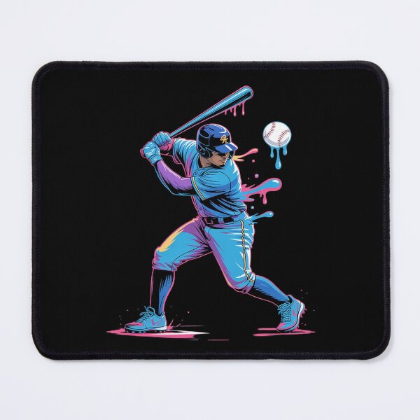 Item preview, Ice Cream Drip Melting Bat Player Dad designed and sold by FadeOfThrone.