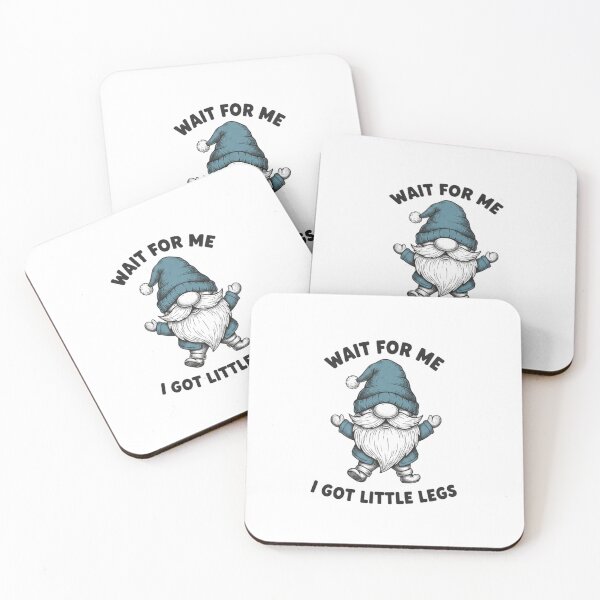 Item preview, Wait For Me I Have Little Legs - Cute Little Legs Gnome Illustration designed and sold by iLamshop.