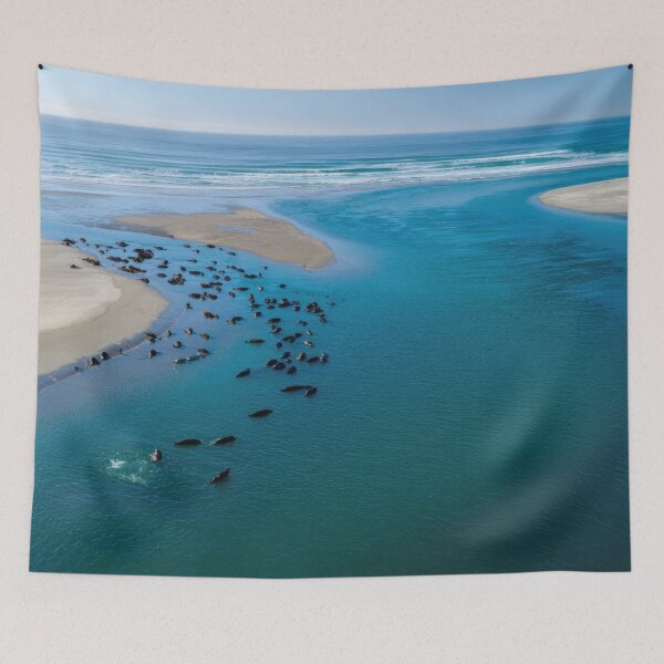 Item preview, Cows walking through shallow water designed and sold by anytka.