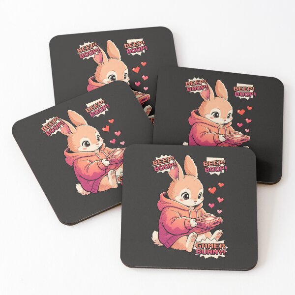 Item preview, Kawaii Gamer Bunny - Retro Handheld Gaming Rabbit Graphic designed and sold by AwesomeBeyondLimits.