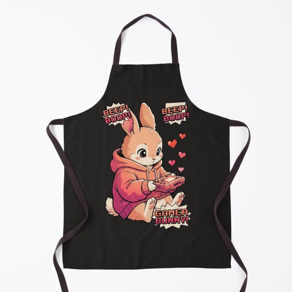 Item preview, Kawaii Gamer Bunny - Retro Handheld Gaming Rabbit Graphic designed and sold by AwesomeBeyondLimits.