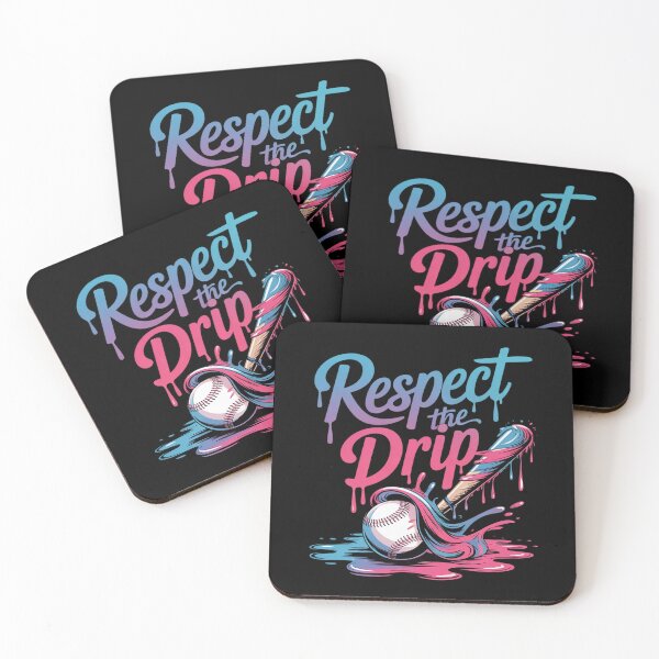 Item preview, Ice Cream Dripping Home Plate Drip Respect The Drip designed and sold by FadeOfThrone.